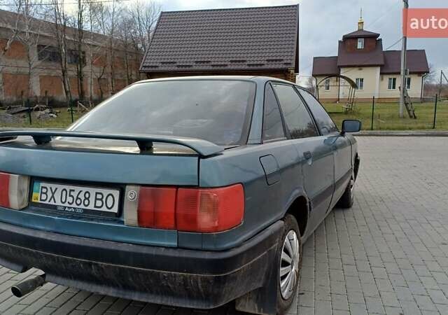 Синій Ауді 80, об'ємом двигуна 1.8 л та пробігом 320 тис. км за 1450 $, фото 7 на Automoto.ua