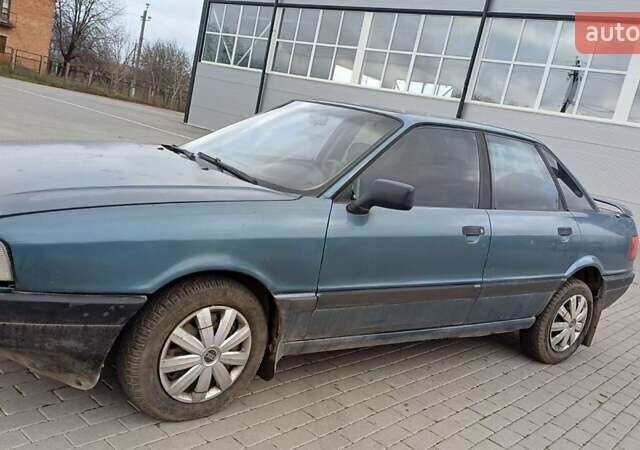 Синій Ауді 80, об'ємом двигуна 1.8 л та пробігом 320 тис. км за 1450 $, фото 4 на Automoto.ua