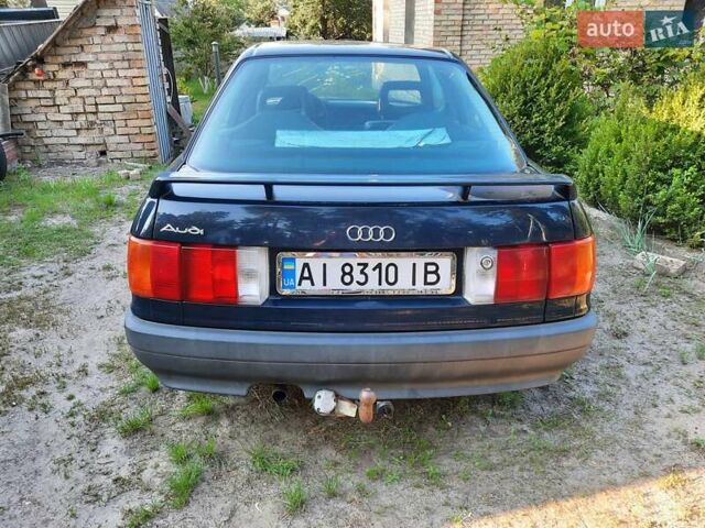 Синий Ауди 80, объемом двигателя 1.8 л и пробегом 432 тыс. км за 800 $, фото 7 на Automoto.ua
