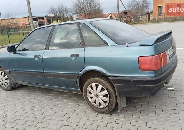 Синій Ауді 80, об'ємом двигуна 1.8 л та пробігом 320 тис. км за 1450 $, фото 1 на Automoto.ua