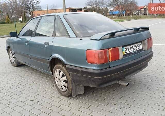 Синій Ауді 80, об'ємом двигуна 1.8 л та пробігом 320 тис. км за 1450 $, фото 8 на Automoto.ua