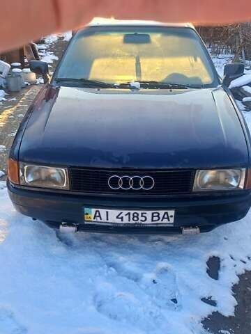 Синий Ауди 80, объемом двигателя 1.6 л и пробегом 550 тыс. км за 1300 $, фото 10 на Automoto.ua