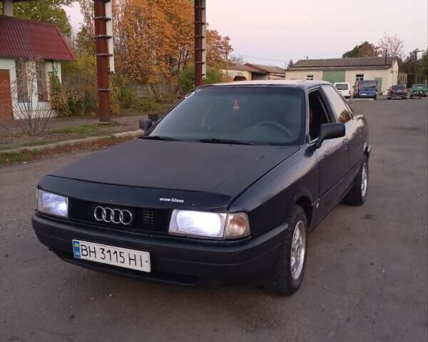 Синий Ауди 80, объемом двигателя 1.8 л и пробегом 573 тыс. км за 1650 $, фото 1 на Automoto.ua