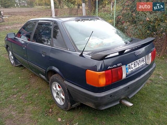 Ауди 80 1991 в Луцке на Automoto.ua Синий Ауди 80, объемом двигателя 1.6 л и пробегом 310 тыс. км за 1900 $, фото 1 на Automoto.ua