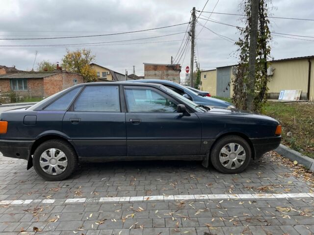 Ауди 80 1991 в Лохвице на Automoto.ua Синий Ауди 80, объемом двигателя 1.6 л и пробегом 370 тыс. км за 1793 $, фото 1 на Automoto.ua