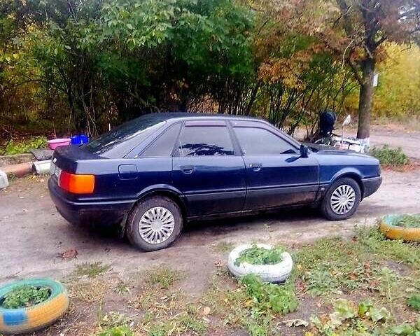 Синій Ауді 80, об'ємом двигуна 1.6 л та пробігом 200 тис. км за 860 $, фото 1 на Automoto.ua