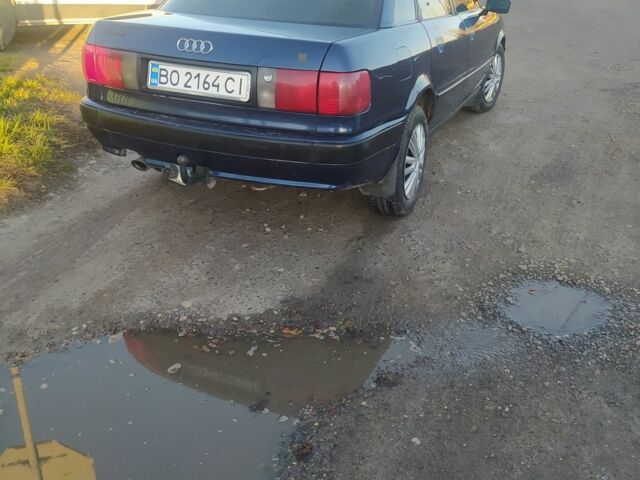 Синий Ауди 80, объемом двигателя 2 л и пробегом 334 тыс. км за 2199 $, фото 5 на Automoto.ua