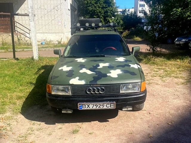 Синий Ауди 80, объемом двигателя 2 л и пробегом 343 тыс. км за 1850 $, фото 2 на Automoto.ua