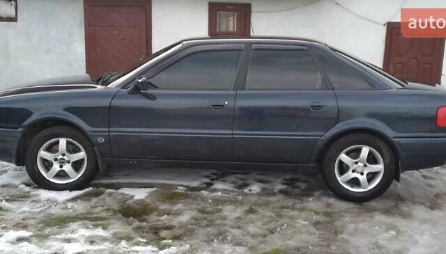 Синий Ауди 80, объемом двигателя 2.8 л и пробегом 400 тыс. км за 2700 $, фото 5 на Automoto.ua