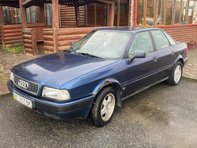 Синий Ауди 80, объемом двигателя 2 л и пробегом 350 тыс. км за 1299 $, фото 1 на Automoto.ua
