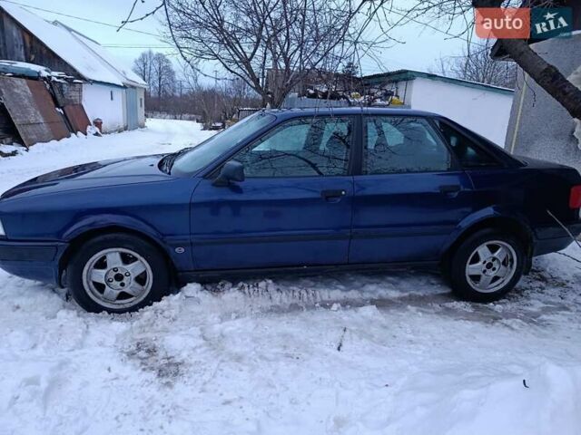 Синий Ауди 80, объемом двигателя 2 л и пробегом 464 тыс. км за 1800 $, фото 4 на Automoto.ua