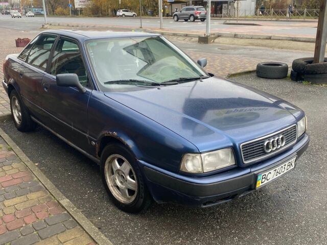 Синий Ауди 80, объемом двигателя 2 л и пробегом 350 тыс. км за 1299 $, фото 2 на Automoto.ua