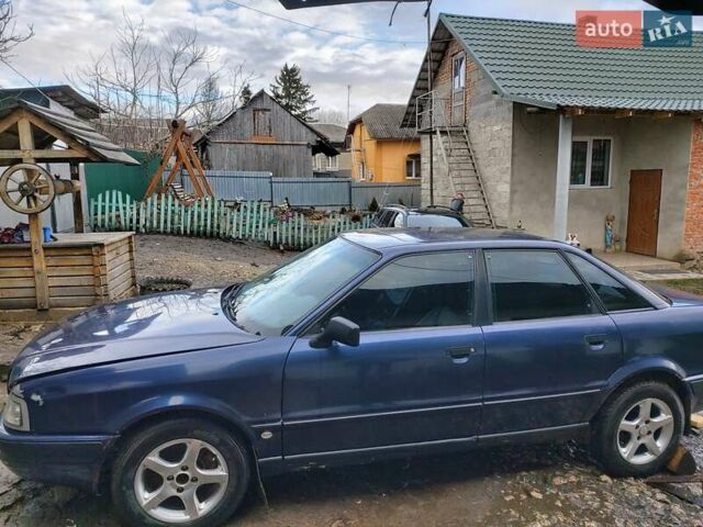 Синий Ауди 80, объемом двигателя 2 л и пробегом 332 тыс. км за 2100 $, фото 2 на Automoto.ua