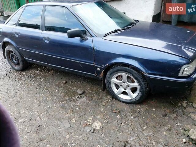 Синий Ауди 80, объемом двигателя 2 л и пробегом 332 тыс. км за 2100 $, фото 5 на Automoto.ua