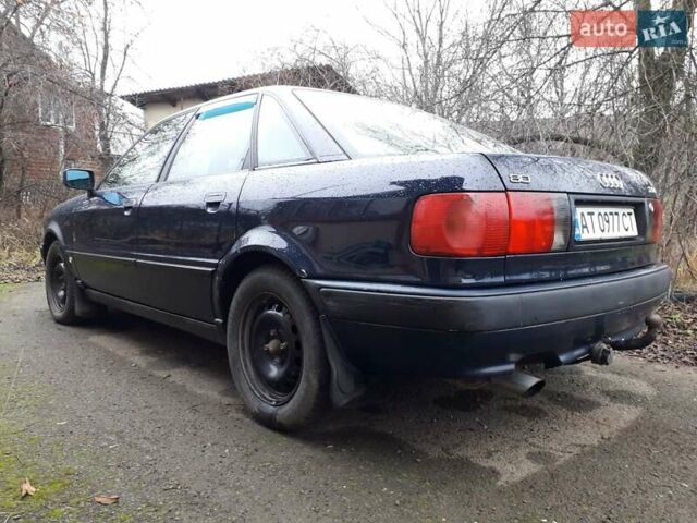 Синий Ауди 80, объемом двигателя 2 л и пробегом 300 тыс. км за 2000 $, фото 3 на Automoto.ua