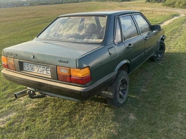 Зеленый Ауди 80, объемом двигателя 1 л и пробегом 450 тыс. км за 1346 $, фото 1 на Automoto.ua