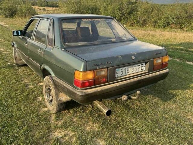 Зеленый Ауди 80, объемом двигателя 1 л и пробегом 450 тыс. км за 1346 $, фото 2 на Automoto.ua