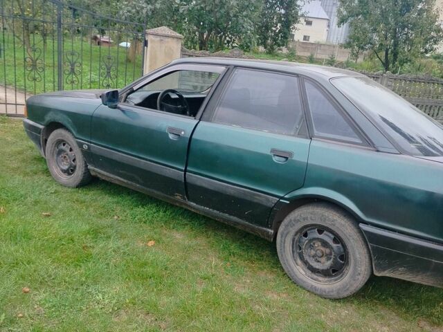 Зеленый Ауди 80, объемом двигателя 1.8 л и пробегом 200 тыс. км за 959 $, фото 1 на Automoto.ua