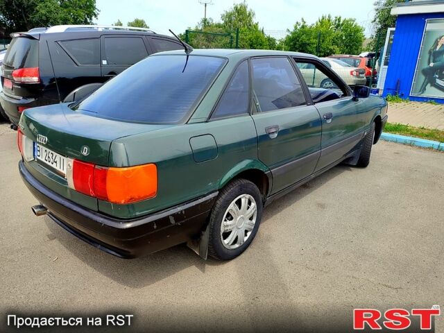 Зелений Ауді 80, об'ємом двигуна 1.8 л та пробігом 300 тис. км за 1750 $, фото 6 на Automoto.ua