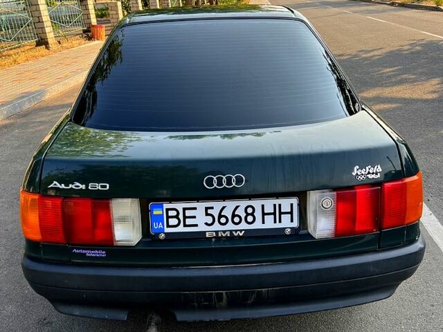 Зеленый Ауди 80, объемом двигателя 1.8 л и пробегом 175 тыс. км за 3000 $, фото 5 на Automoto.ua