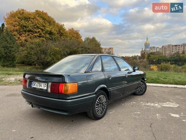 Зеленый Ауди 80, объемом двигателя 1.78 л и пробегом 320 тыс. км за 1950 $, фото 1 на Automoto.ua