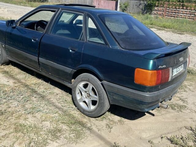 Зелений Ауді 80, об'ємом двигуна 1.8 л та пробігом 416 тис. км за 1600 $, фото 13 на Automoto.ua