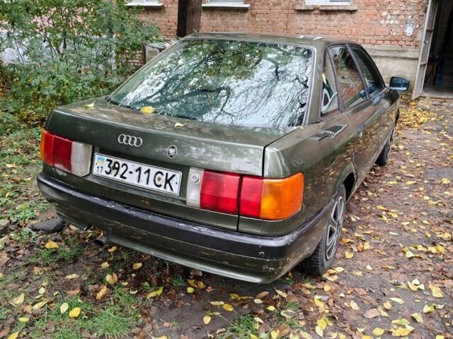 Ауди 80 1991 в Полтаве на Automoto.ua Зеленый Ауди 80, объемом двигателя 0 л и пробегом 340 тыс. км за 1150 $, фото 1 на Automoto.ua