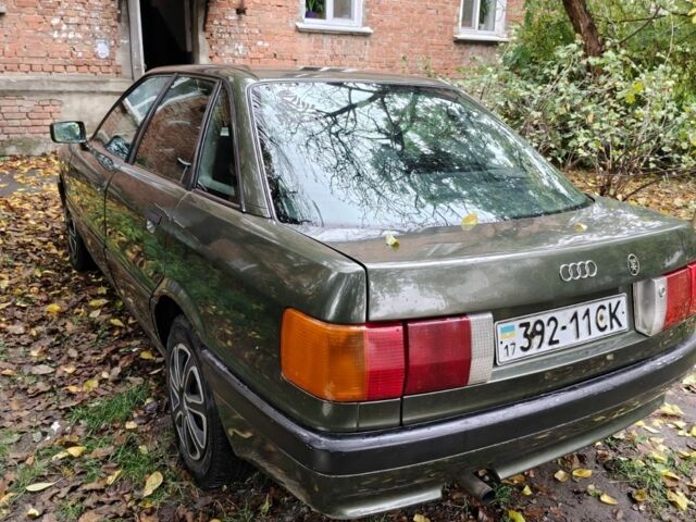 Ауди 80 1991 в Полтаве на Automoto.ua Зеленый Ауди 80, объемом двигателя 0 л и пробегом 340 тыс. км за 1150 $, фото 2 на Automoto.ua
