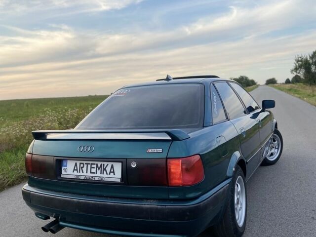 Зеленый Ауди 80, объемом двигателя 2.8 л и пробегом 420 тыс. км за 3950 $, фото 1 на Automoto.ua