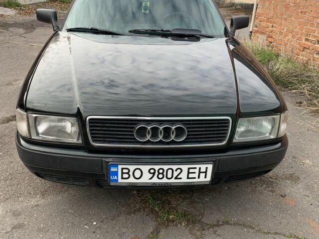 Зеленый Ауди 80, объемом двигателя 2 л и пробегом 356 тыс. км за 3000 $, фото 17 на Automoto.ua
