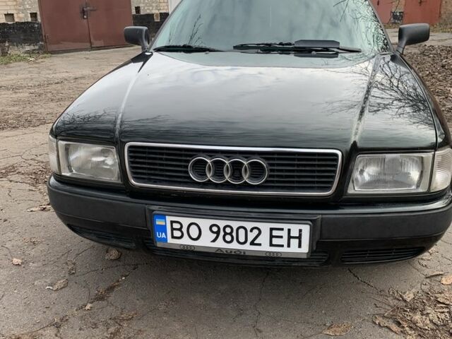 Зеленый Ауди 80, объемом двигателя 2 л и пробегом 356 тыс. км за 3000 $, фото 7 на Automoto.ua