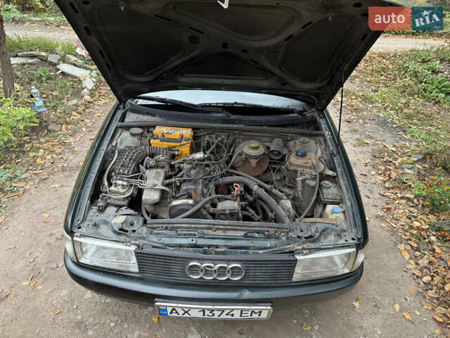 Зелений Ауді 80, об'ємом двигуна 2 л та пробігом 404 тис. км за 3100 $, фото 58 на Automoto.ua