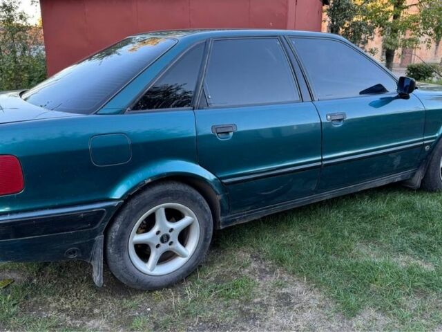 Зеленый Ауди 80, объемом двигателя 2 л и пробегом 316 тыс. км за 2250 $, фото 2 на Automoto.ua