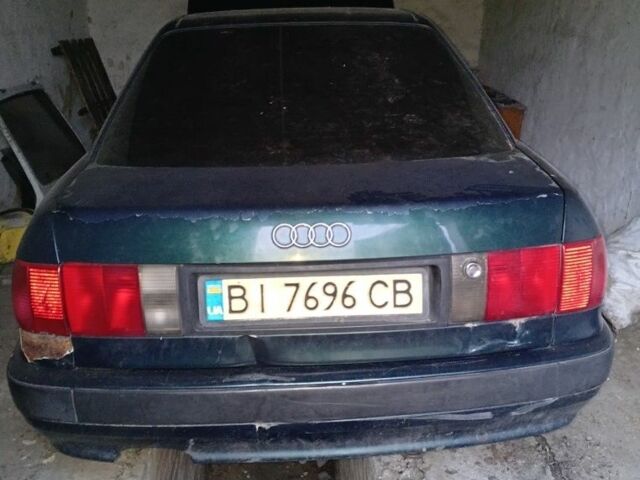 Зеленый Ауди 80, объемом двигателя 2.6 л и пробегом 300 тыс. км за 2700 $, фото 1 на Automoto.ua