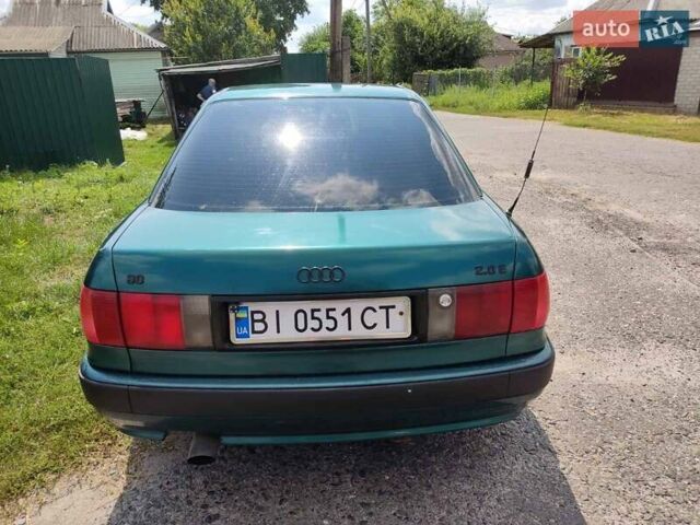 Зеленый Ауди 80, объемом двигателя 1.98 л и пробегом 347 тыс. км за 3200 $, фото 8 на Automoto.ua