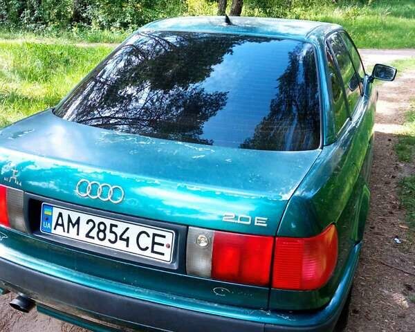 Зеленый Ауди 80, объемом двигателя 2 л и пробегом 277 тыс. км за 2100 $, фото 6 на Automoto.ua