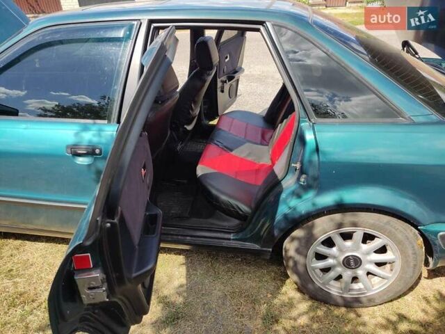 Зеленый Ауди 80, объемом двигателя 1.98 л и пробегом 347 тыс. км за 3200 $, фото 13 на Automoto.ua