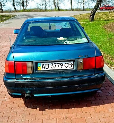 Зеленый Ауди 80, объемом двигателя 2 л и пробегом 314 тыс. км за 1450 $, фото 1 на Automoto.ua