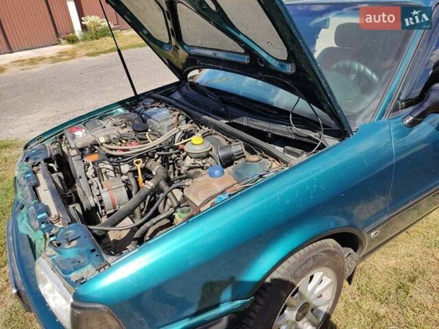 Зеленый Ауди 80, объемом двигателя 1.98 л и пробегом 347 тыс. км за 3200 $, фото 12 на Automoto.ua