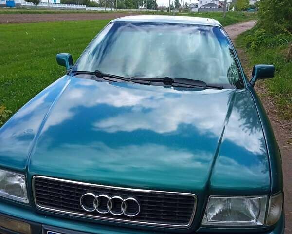 Зеленый Ауди 80, объемом двигателя 2 л и пробегом 277 тыс. км за 2100 $, фото 4 на Automoto.ua
