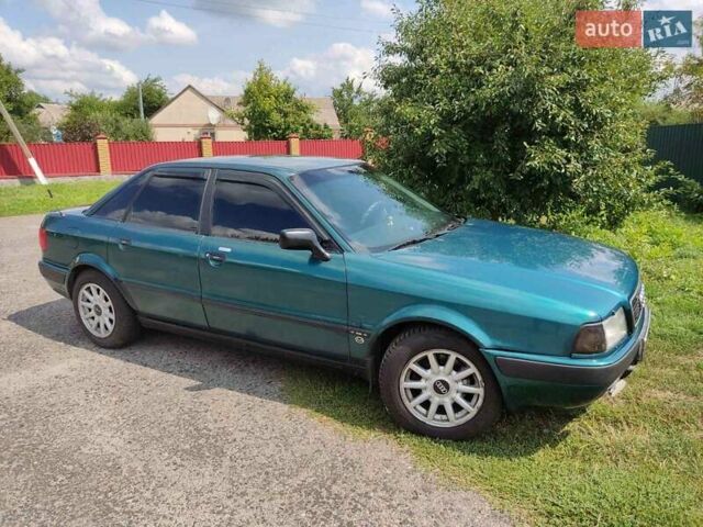 Зеленый Ауди 80, объемом двигателя 1.98 л и пробегом 347 тыс. км за 3200 $, фото 9 на Automoto.ua