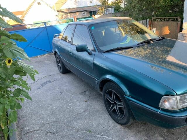 Зеленый Ауди 80, объемом двигателя 2.6 л и пробегом 3 тыс. км за 1100 $, фото 1 на Automoto.ua