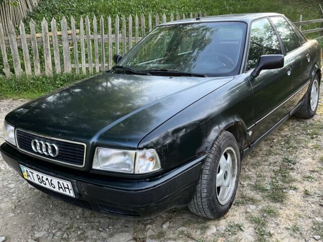 Зеленый Ауди 80, объемом двигателя 2 л и пробегом 300 тыс. км за 1700 $, фото 1 на Automoto.ua