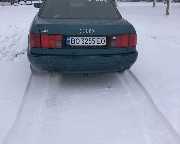 Зеленый Ауди 80, объемом двигателя 1.98 л и пробегом 200 тыс. км за 3250 $, фото 8 на Automoto.ua