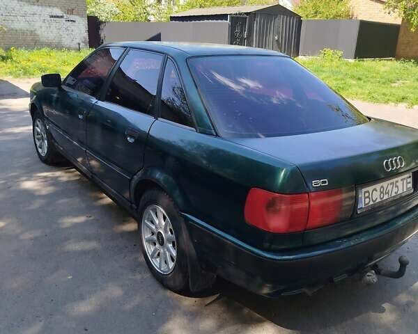 Зелений Ауді 80, об'ємом двигуна 2 л та пробігом 276 тис. км за 3500 $, фото 4 на Automoto.ua