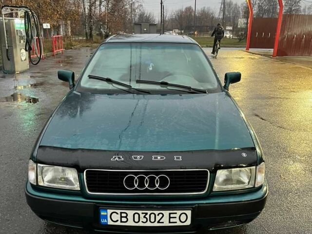 Зеленый Ауди 80, объемом двигателя 2 л и пробегом 300 тыс. км за 3500 $, фото 8 на Automoto.ua
