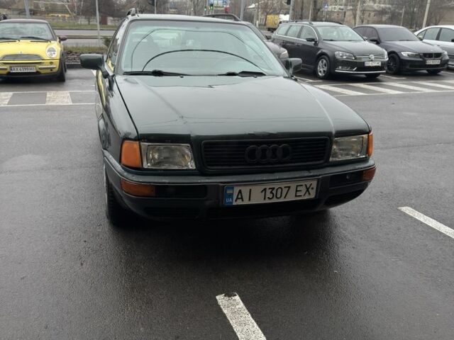 Зеленый Ауди 80, объемом двигателя 2.6 л и пробегом 301 тыс. км за 2300 $, фото 2 на Automoto.ua