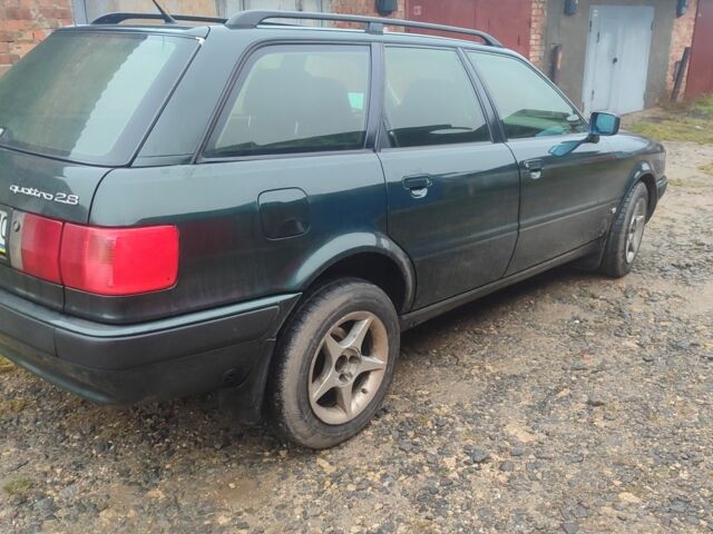 Зеленый Ауди 80, объемом двигателя 2.8 л и пробегом 327 тыс. км за 3200 $, фото 5 на Automoto.ua