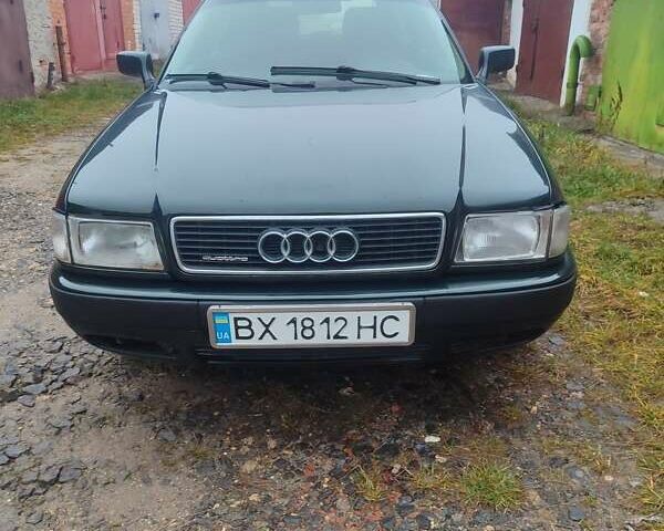 Зеленый Ауди 80, объемом двигателя 2.8 л и пробегом 327 тыс. км за 3200 $, фото 7 на Automoto.ua