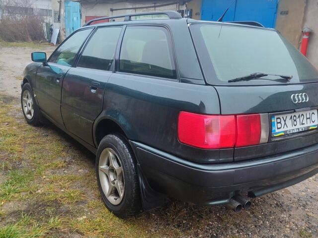 Зеленый Ауди 80, объемом двигателя 2.8 л и пробегом 327 тыс. км за 3200 $, фото 6 на Automoto.ua
